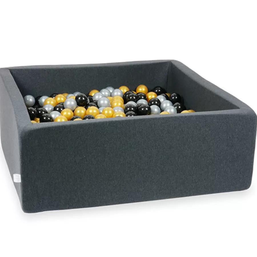 Store Ballenbad Graphite 110X110X40 Incl. Ballen - Ballenbad