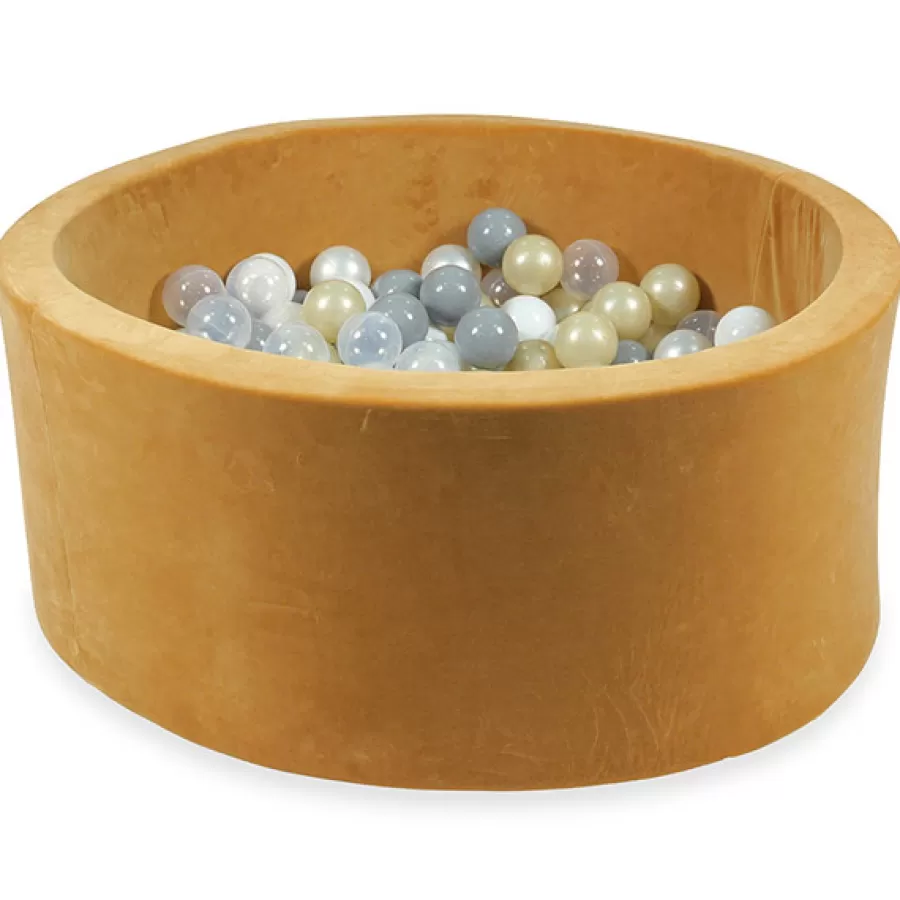 Shop Ballenbad Velvet Caramel 90X40 +Ballen - Ballenbad