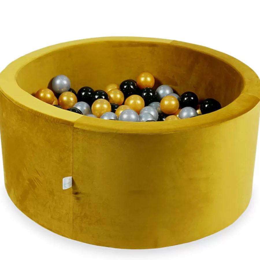 Fashion Ballenbad Velvet Gold 90X40 Cm Incl. Ballen - Ballenbad