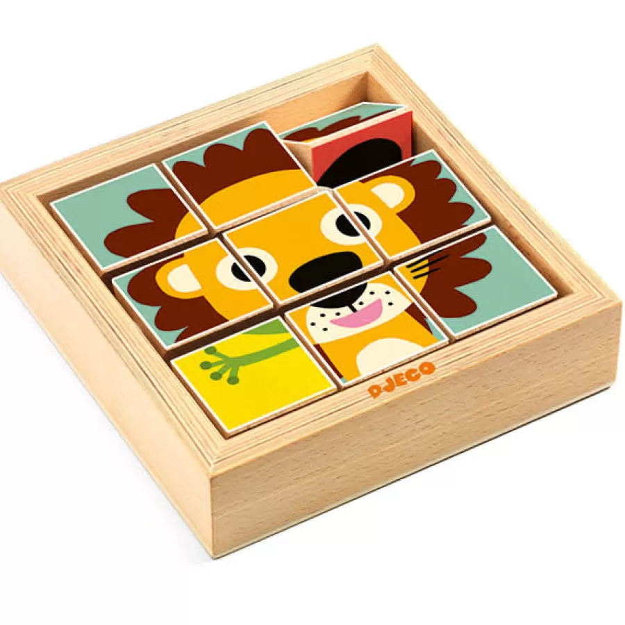 Discount Blokpuzzel - Tournanimo - +2Jr Houten Speelgoed