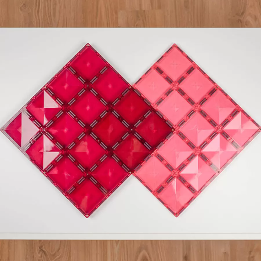 Cheap 2 Piece Base Plate Pink & Berry Pack Magneetblokken Constructie Speelgoed