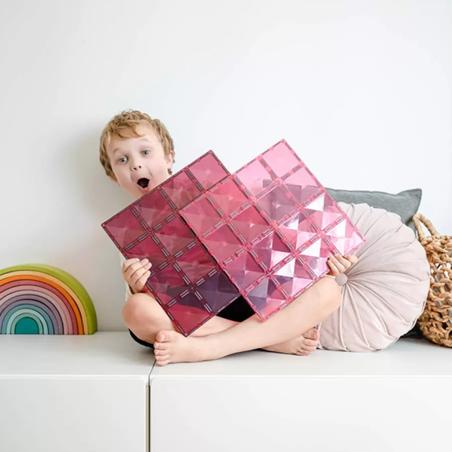 Cheap 2 Piece Base Plate Pink & Berry Pack Magneetblokken Constructie Speelgoed