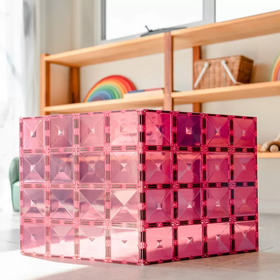 Cheap 2 Piece Base Plate Pink & Berry Pack Magneetblokken Constructie Speelgoed