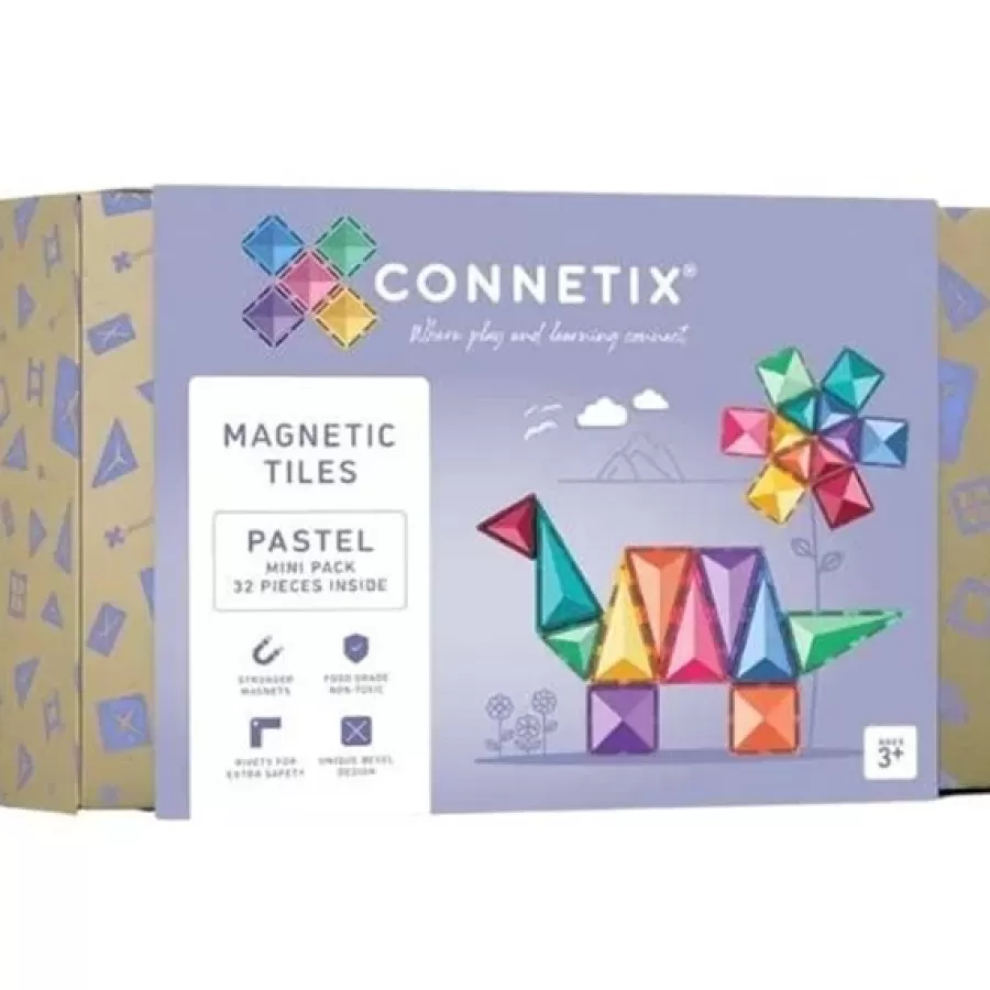 Shop 32 Piece Pastel Mini Pack Magneetblokken Constructie Speelgoed