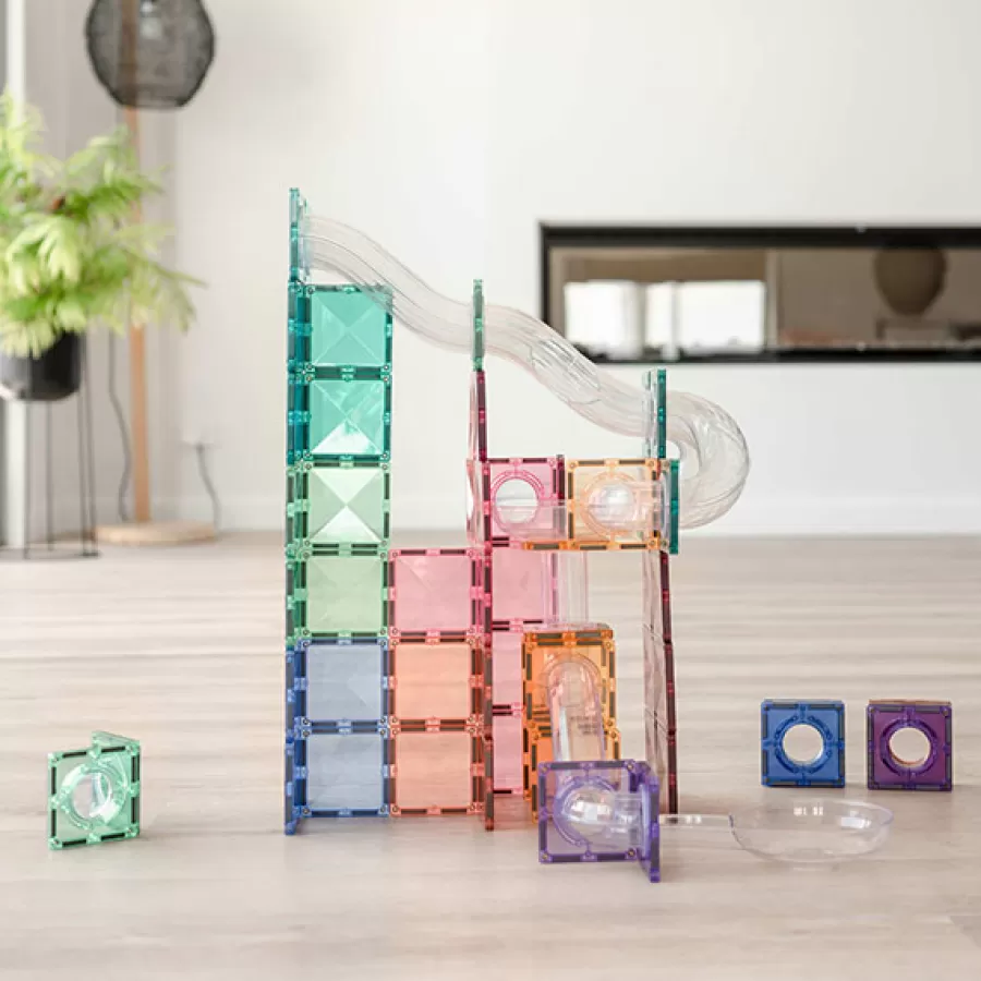 Flash Sale 80 Piece Pastel Ball Run Expansion Pack Magneetblokken Constructie Speelgoed
