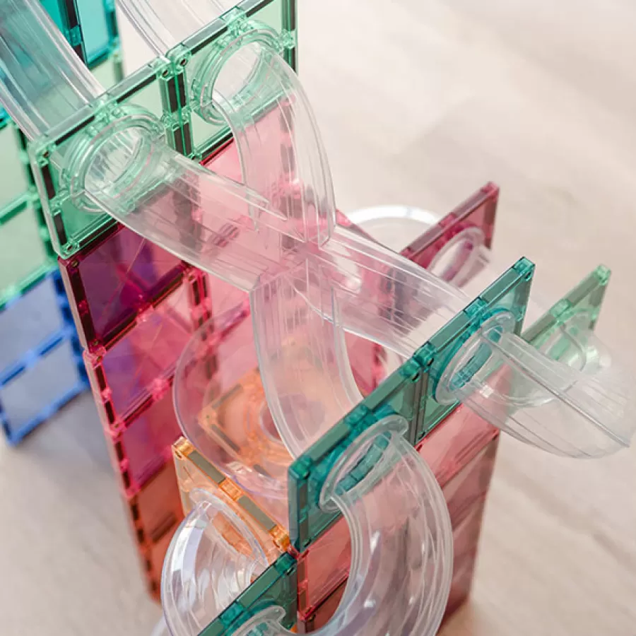 Flash Sale 80 Piece Pastel Ball Run Expansion Pack Magneetblokken Constructie Speelgoed