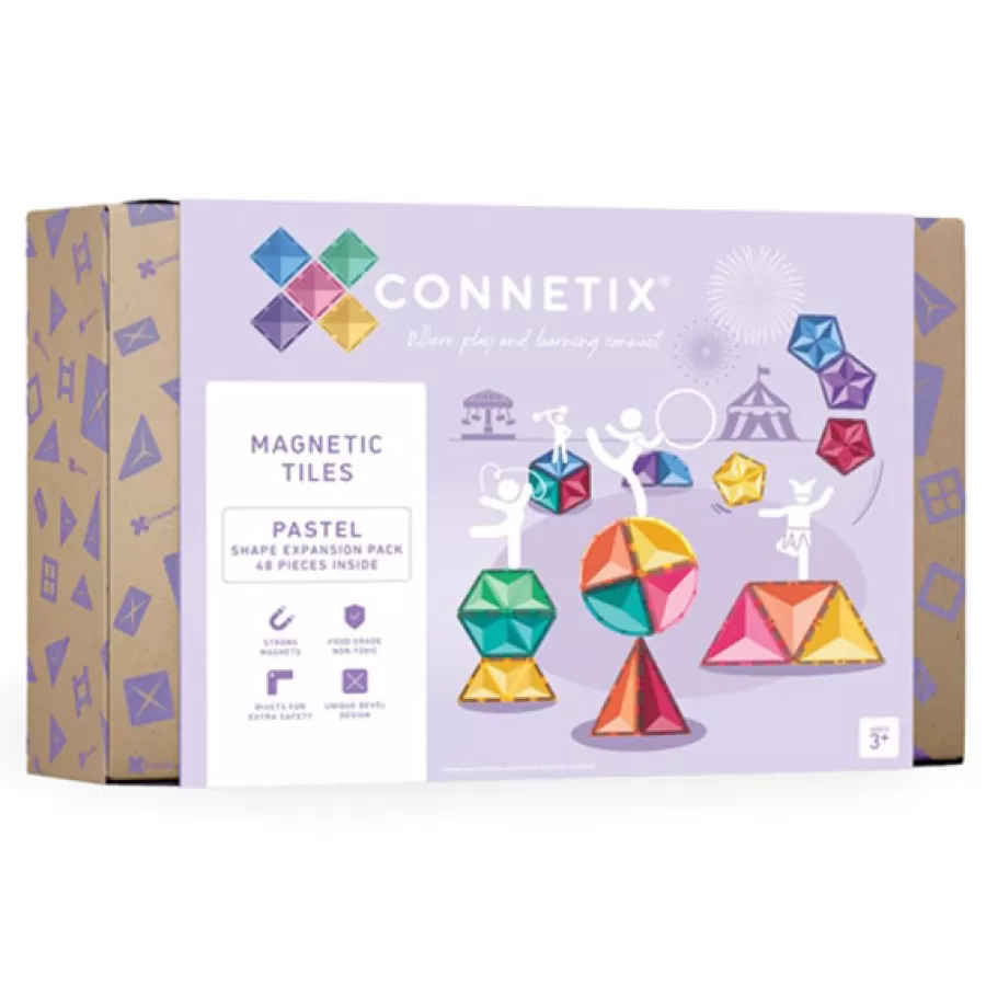 Fashion Pastel Shape Expansion Pack 48 Pc Magneetblokken Constructie Speelgoed