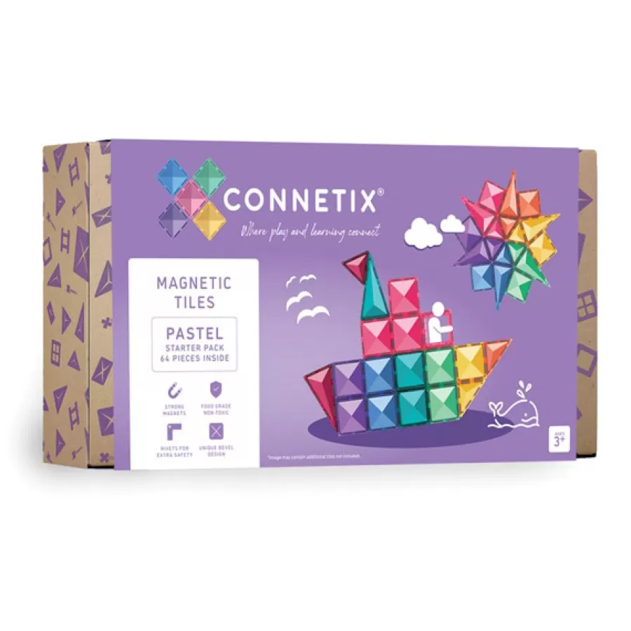 Cheap Pastel Starter Pack 64 Pc Magneetblokken Constructie Speelgoed