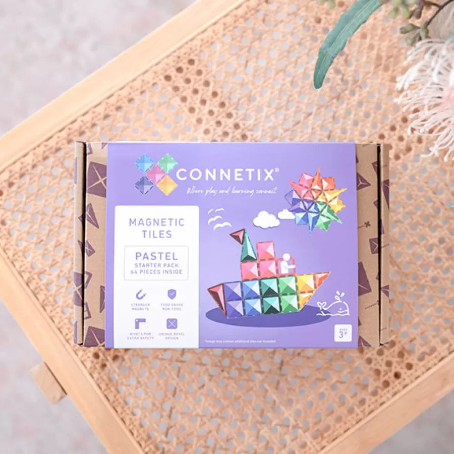 Cheap Pastel Starter Pack 64 Pc Magneetblokken Constructie Speelgoed