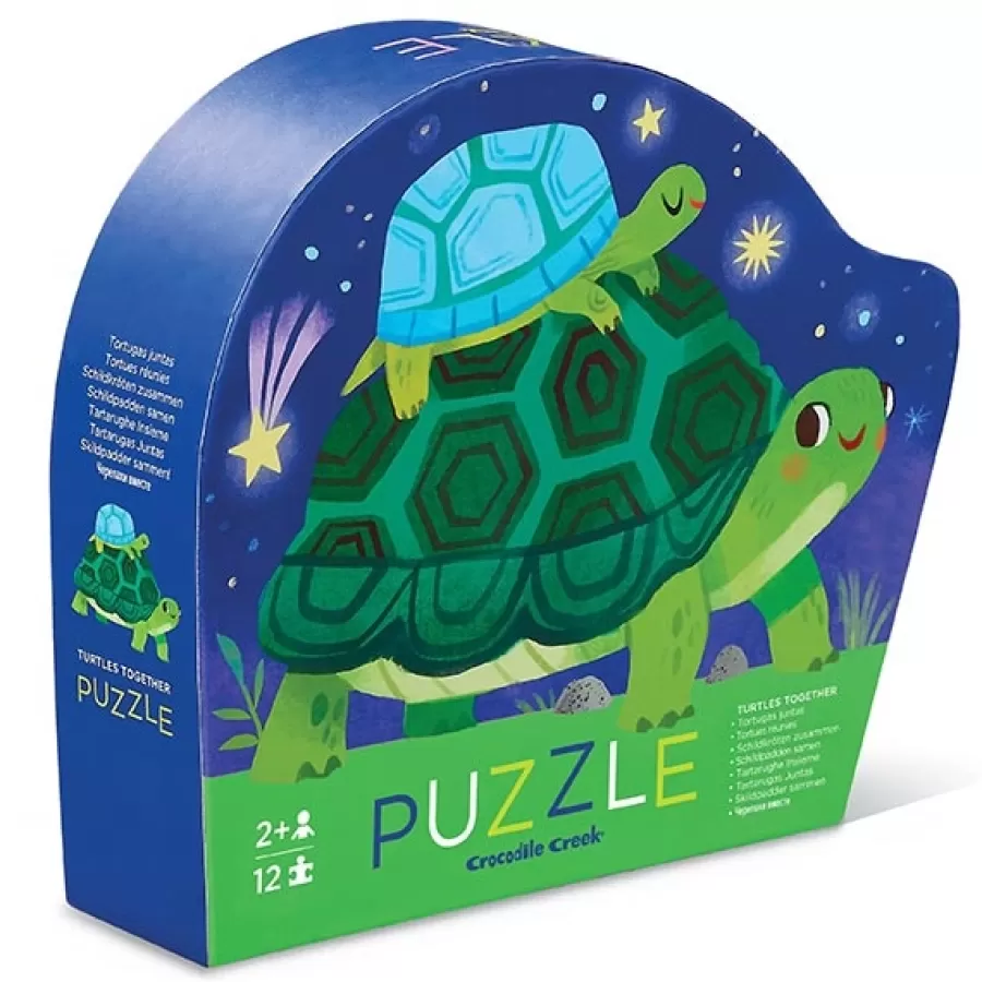 Fashion Mini Puzzel Schildpadjes 12St Legpuzzels