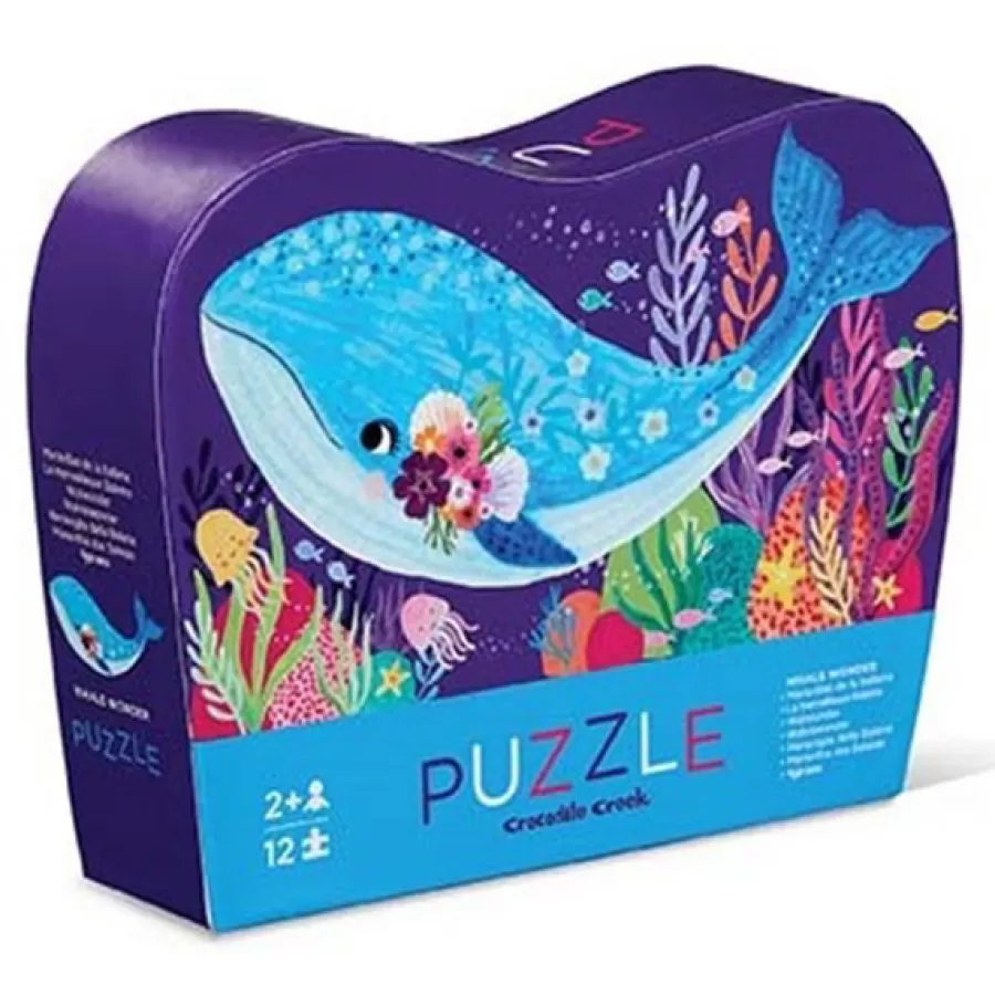 Flash Sale Mini Puzzel Whale Wonder 12St Legpuzzels