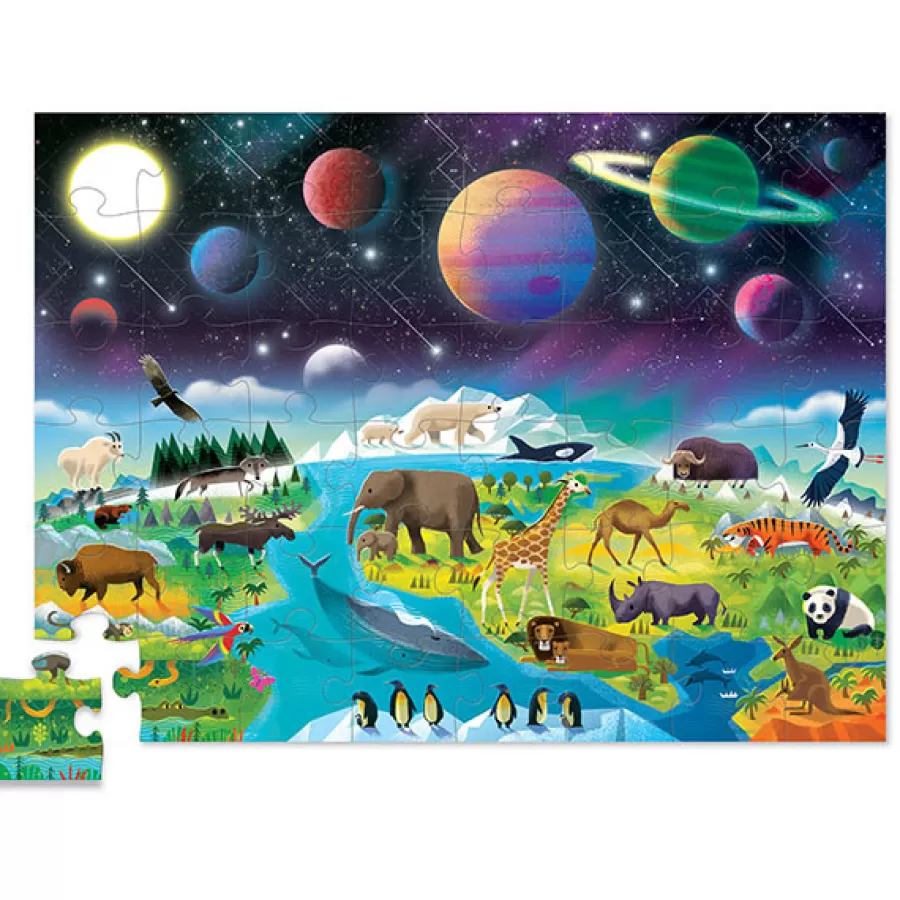 Cheap Puzzel Boven En Onder Aarde En Ruimte 48 Stukjes Legpuzzels