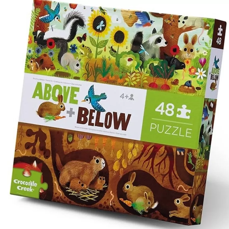 Cheap Puzzel Boven En Onder Tuin 48St Legpuzzels