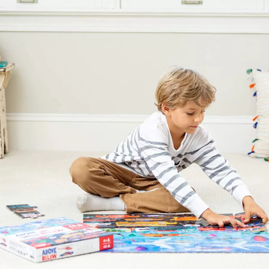 Sale Puzzel Boven En Onder Voertuigen Legpuzzels