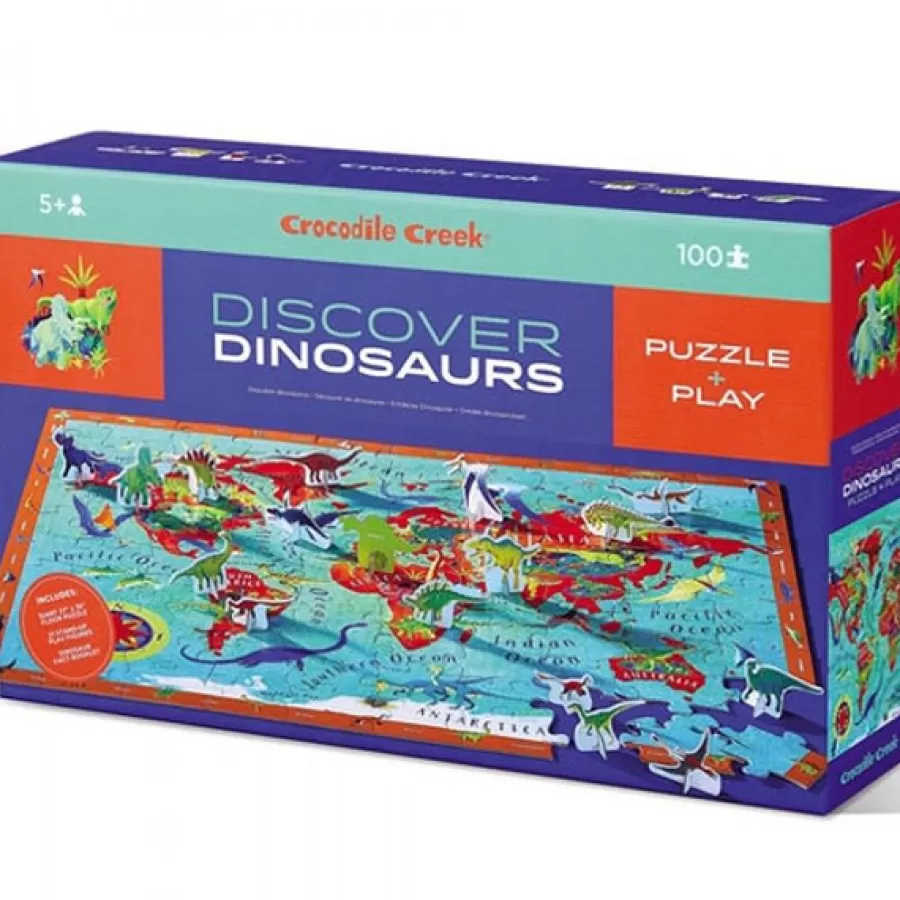 Best Sale Puzzel Discover Dinosaurs 100St Legpuzzels