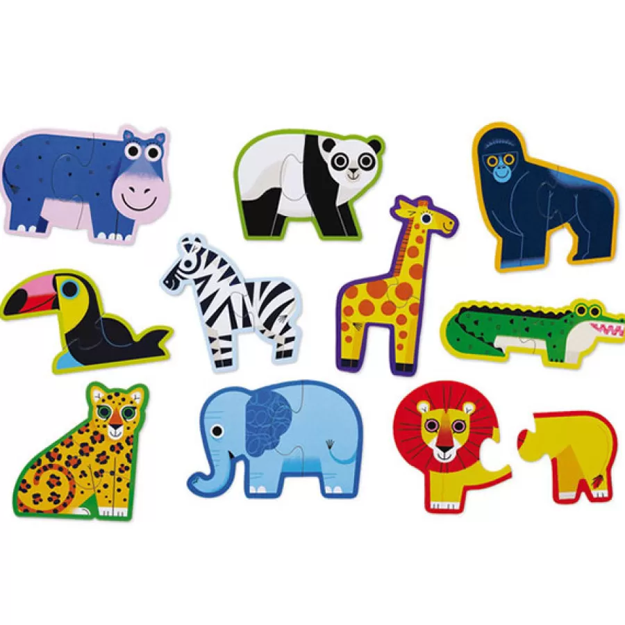 Flash Sale Puzzel Jungle 10X 2St Legpuzzels