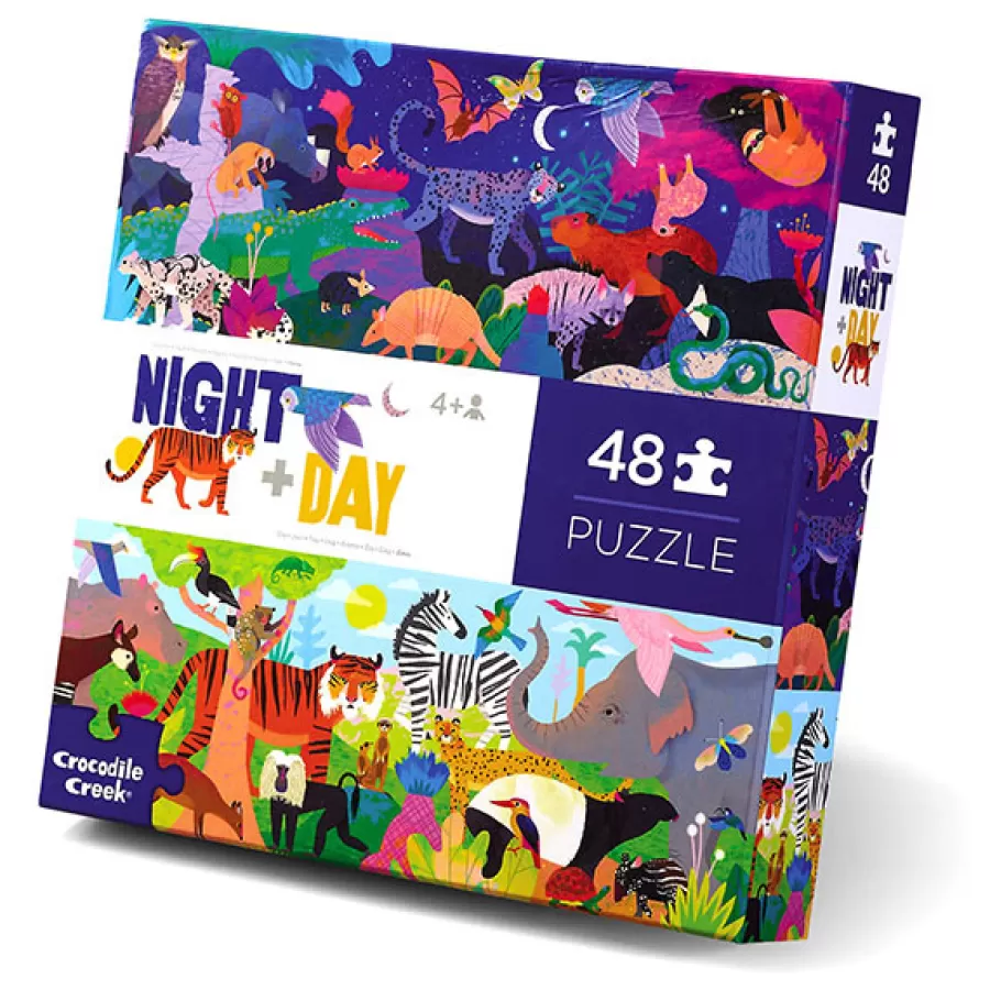 Online Puzzel Nacht En Dag 48 Stukjes Legpuzzels