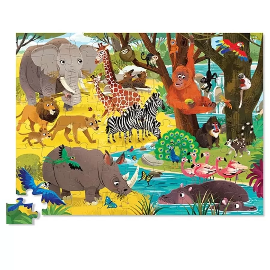 Best Sale Puzzel Wild Safari 72 Stukjes Legpuzzels