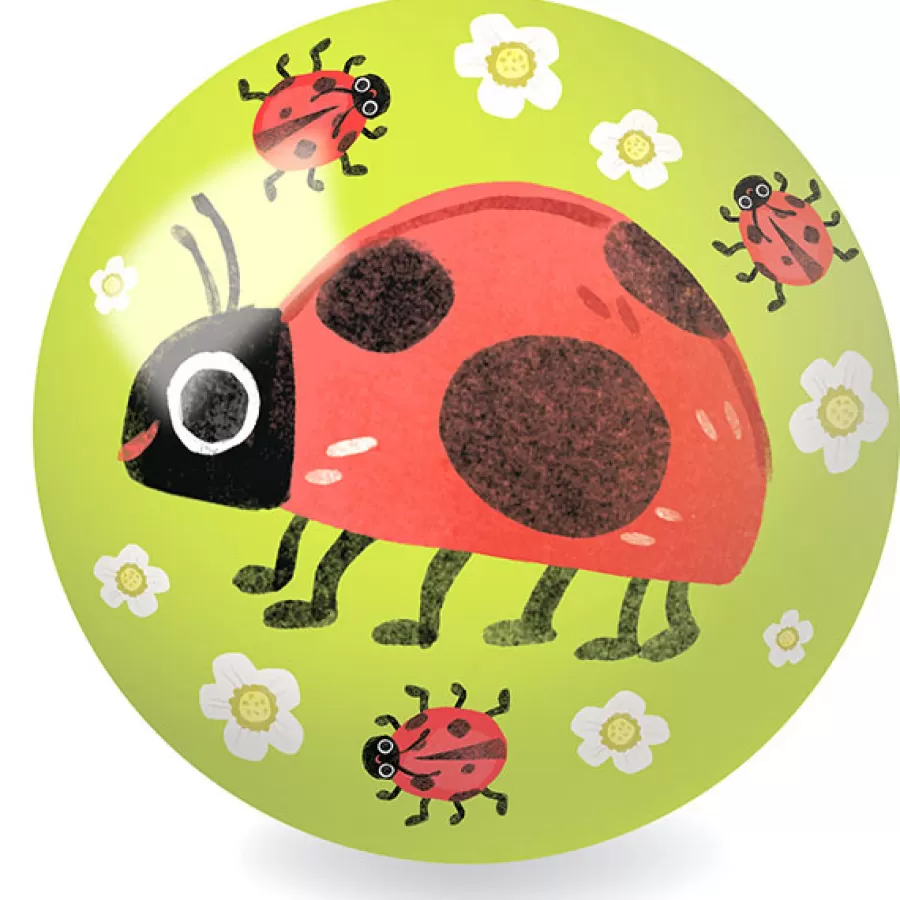 Best Sale Speelbal 10Cm - Ladybug Zand En Strandspeelgoed