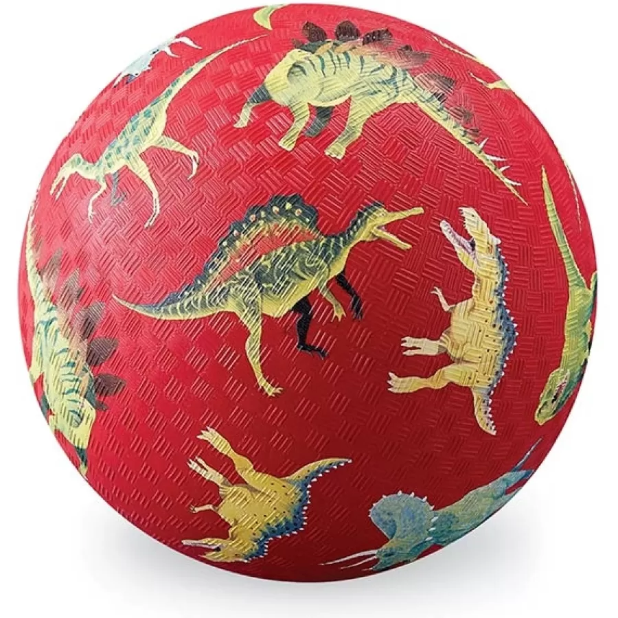 Online Speelbal 18Cm - Dinosaurs Red Ballen