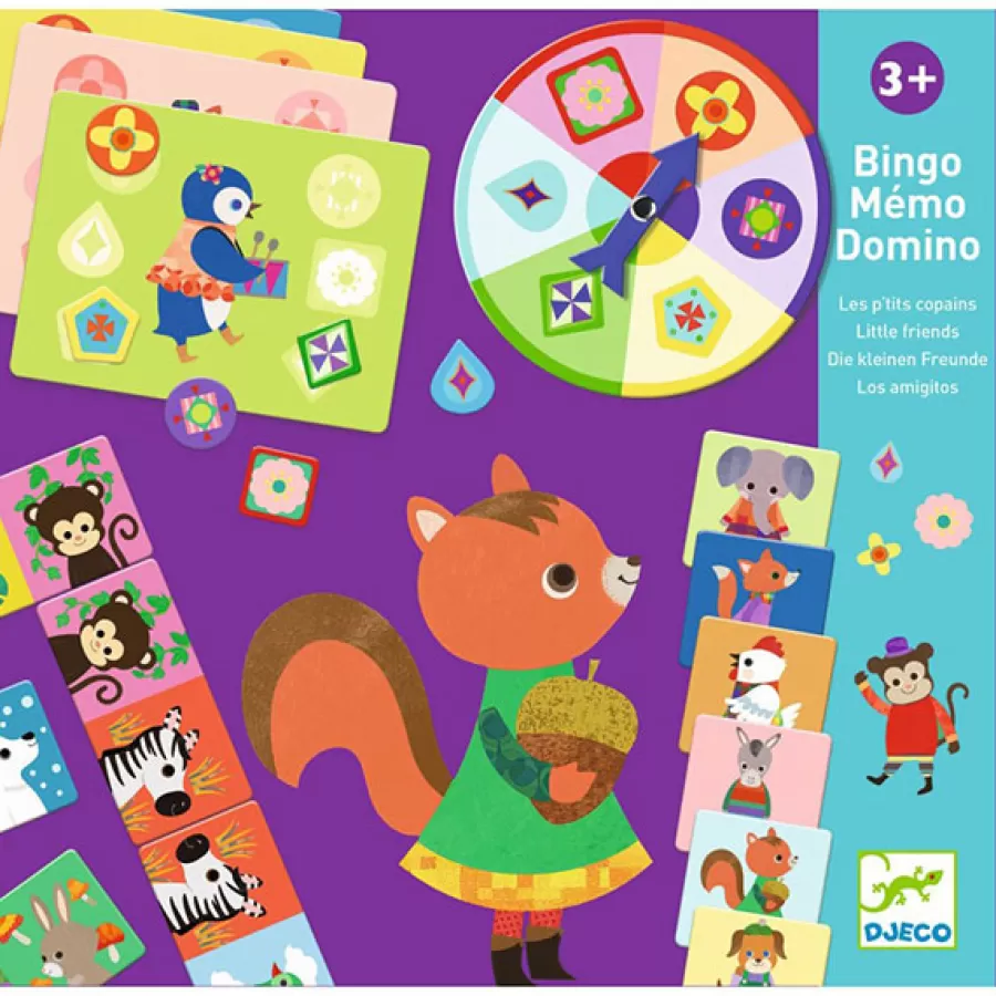 Shop Bingo, Memo, Domino - Kleine Vrienden +3Jr Memory Spel