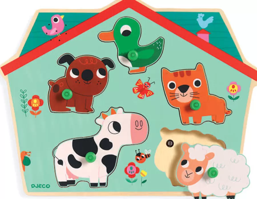 Flash Sale Inlegpuzzel Ouaf Woof Met Geluid Legpuzzels