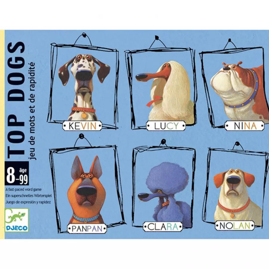 Store Kaartspel - Woordspel Top Dogs +8Jr Kaartspelletjes