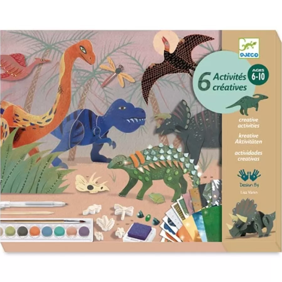 Sale Knutselpakket The World Of Dinosaurs +6Jr Knutselen En Tekenen