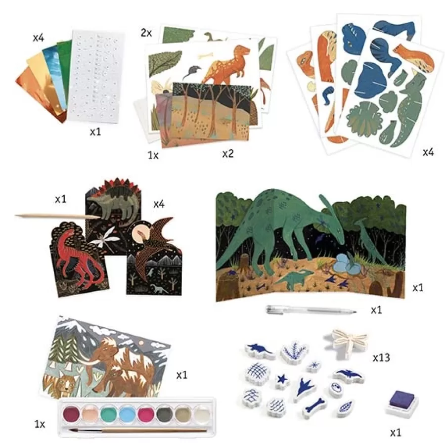 Sale Knutselpakket The World Of Dinosaurs +6Jr Knutselen En Tekenen