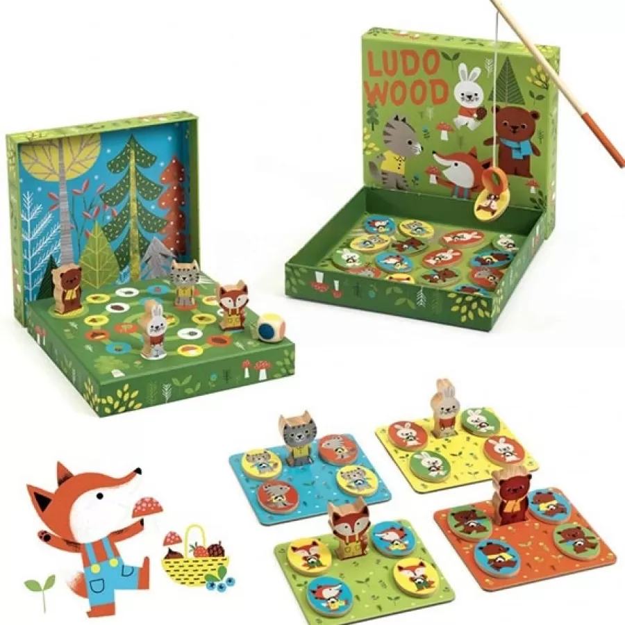 Best Sale Ludo Wood Gezelschapsspellen +2Jr Memory Spel