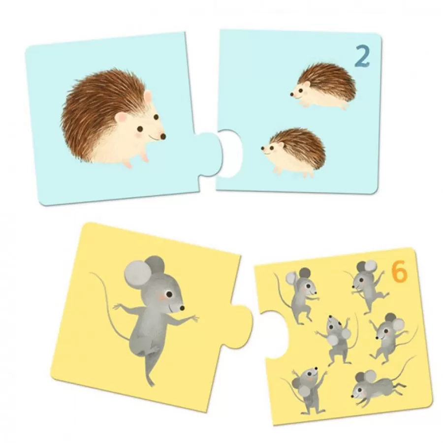 Online Puzzel Duo Babydieren 12X 2St Legpuzzels