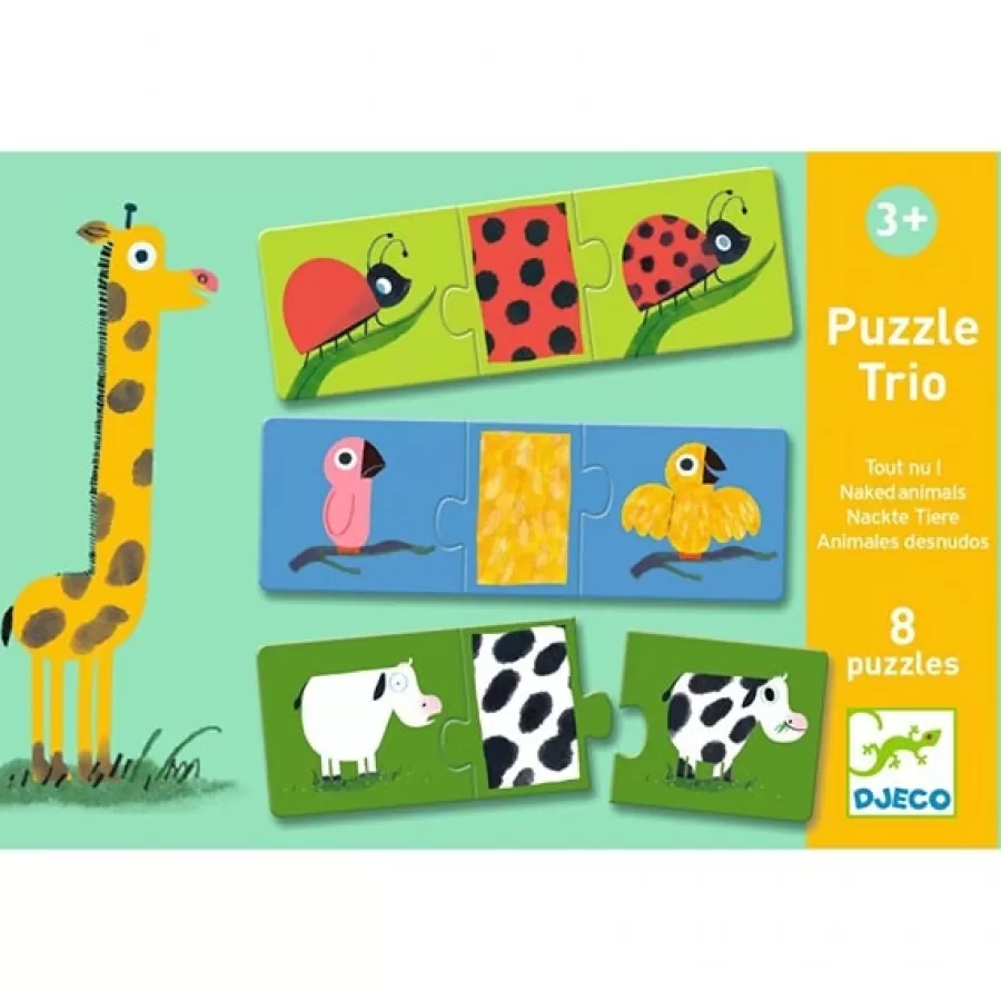 Shop Puzzel Trio Naakte Dieren +3Jr Legpuzzels