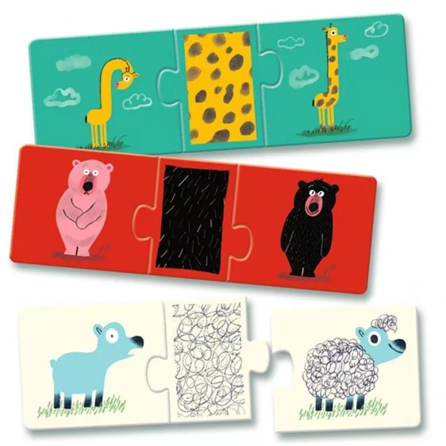 Shop Puzzel Trio Naakte Dieren +3Jr Legpuzzels