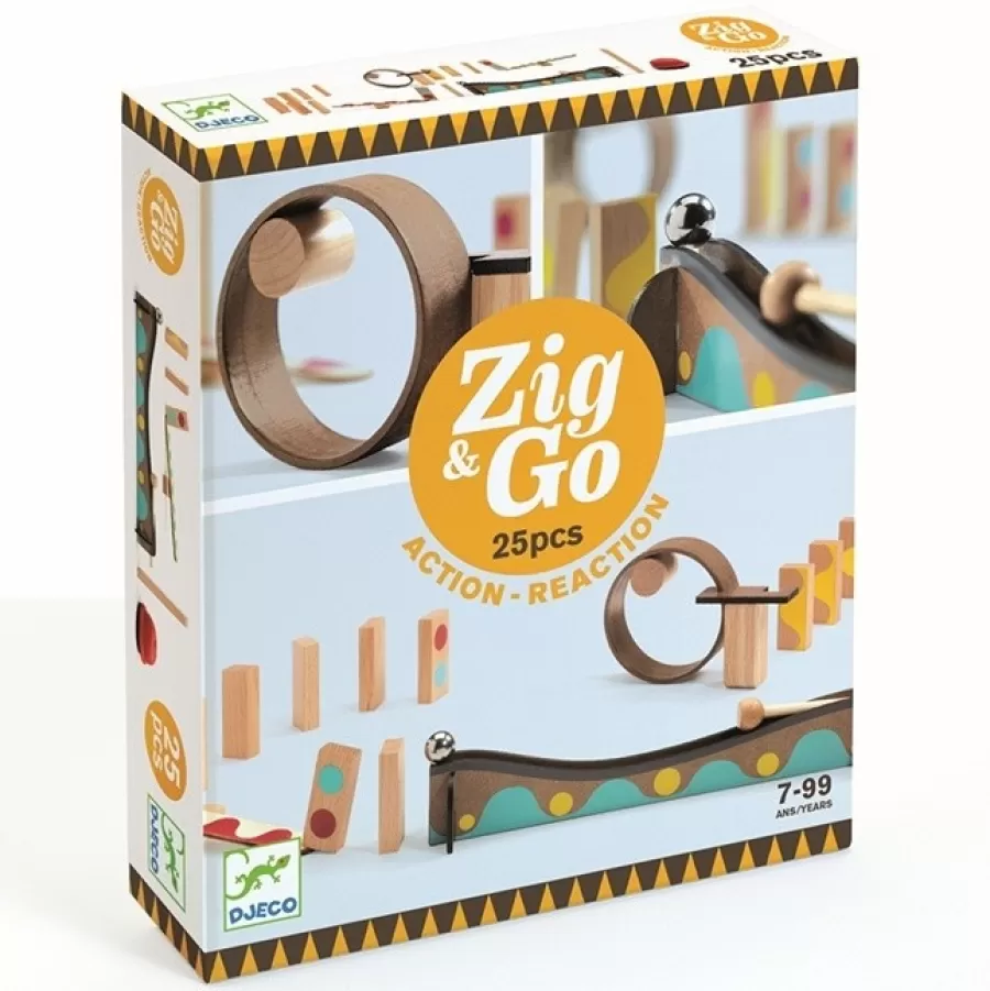 Fashion Zig & Go Kettingreactie Spel 25St Constructie Speelgoed