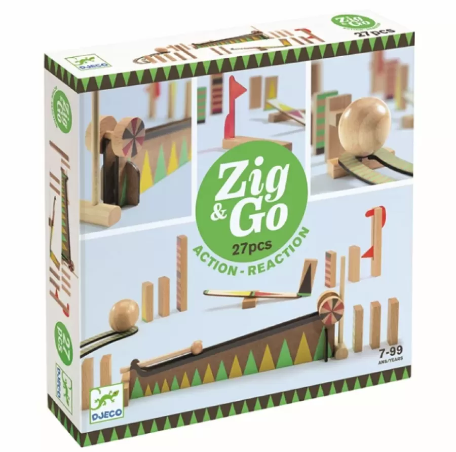 Best Sale Zig & Go Kettingreactie Spel 27St Constructie Speelgoed