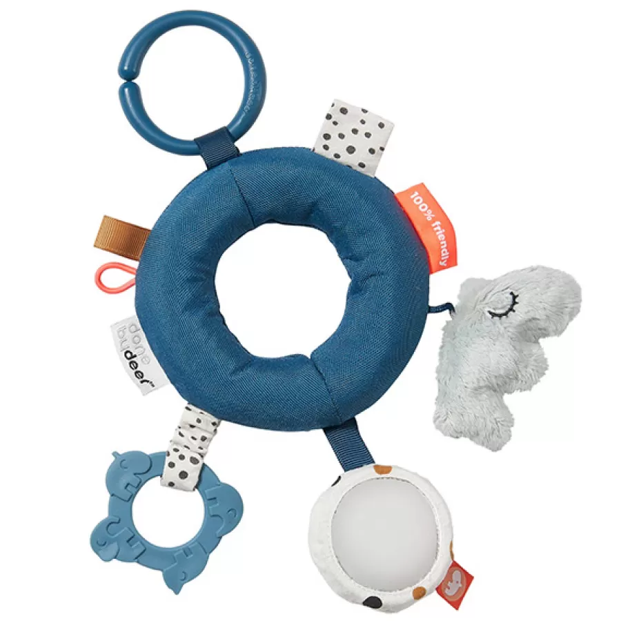 Cheap Activiteitenring Deer Friends Blue Baby Speelgoed