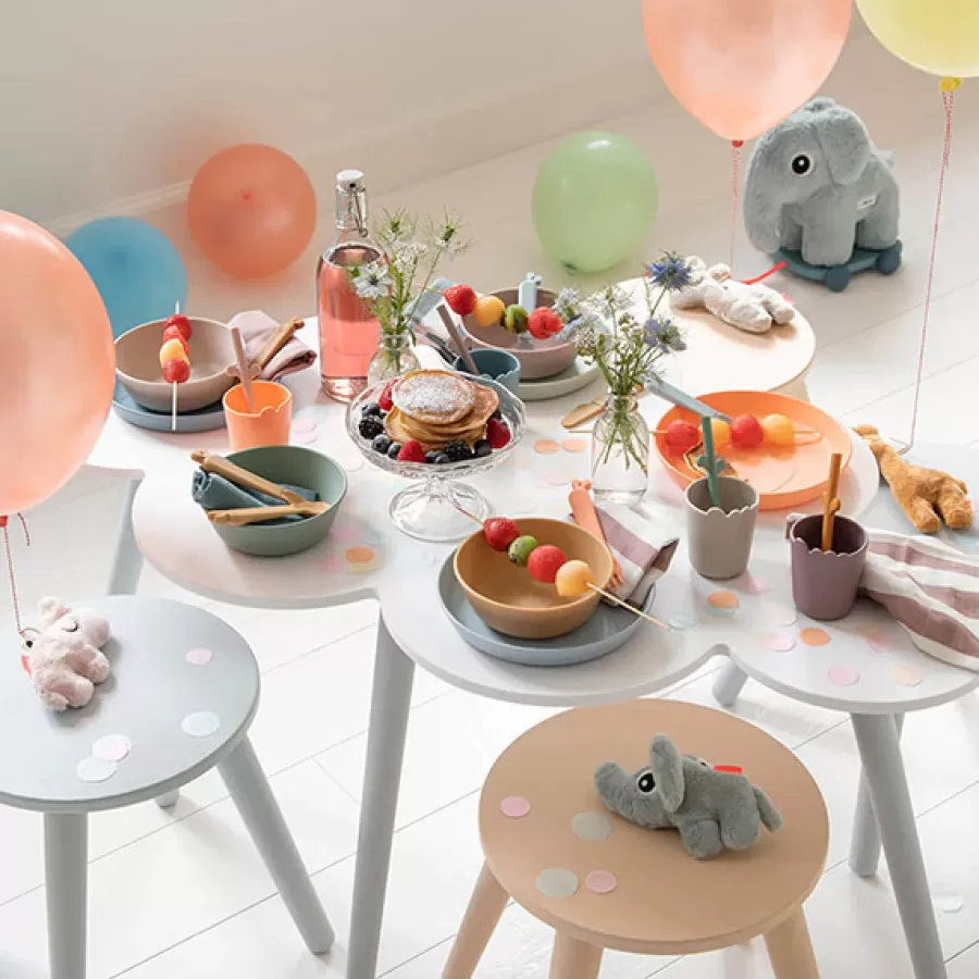 Store Kiddish Lepels Set - Lalee Sand/Coral Kinderbestek