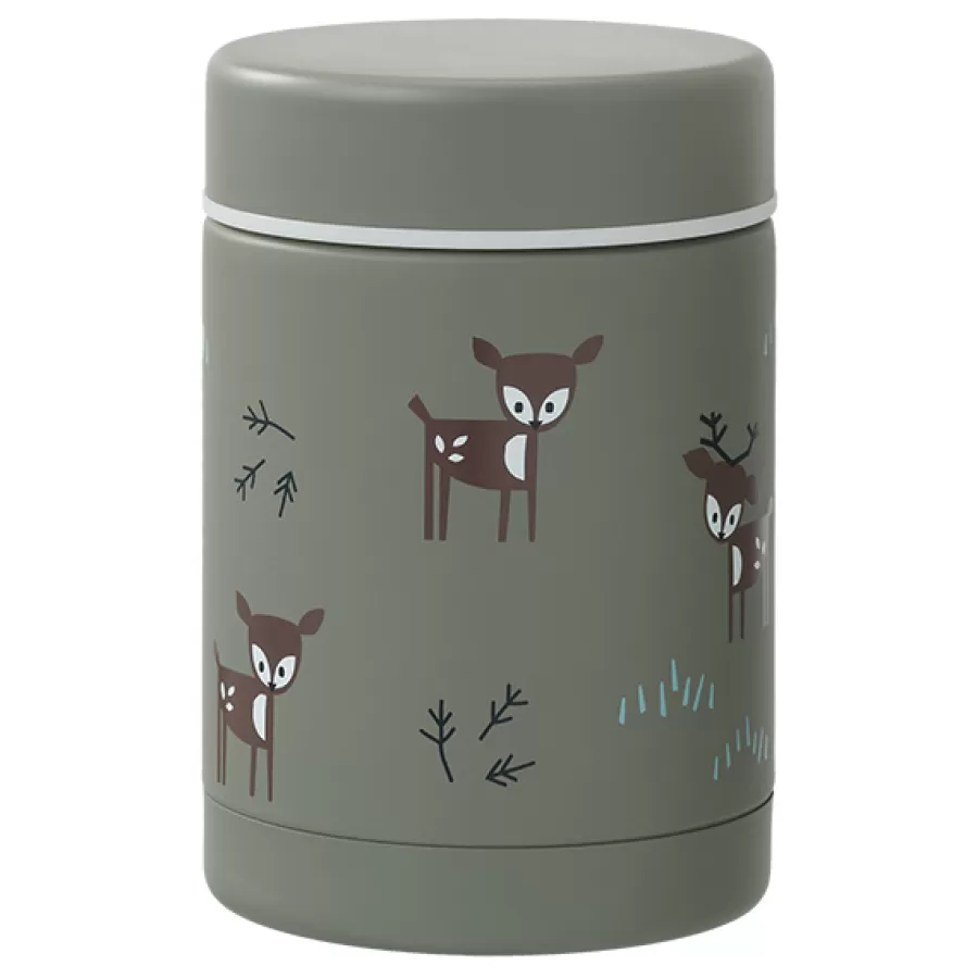 Fashion Thermosbeker Voedselcontainer 300Ml Deer Olive Thermos Bekers En Flessen