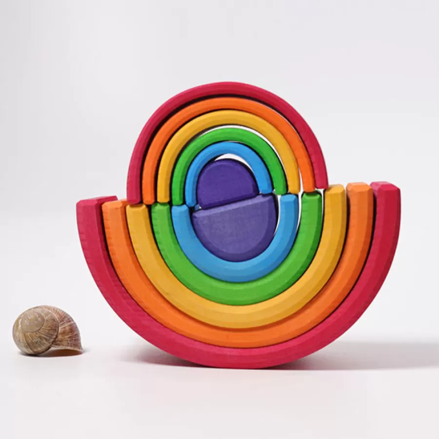 Fashion Grimm'S Regenboog 6-Delig 11 Cm Stapeltoren En Blokken