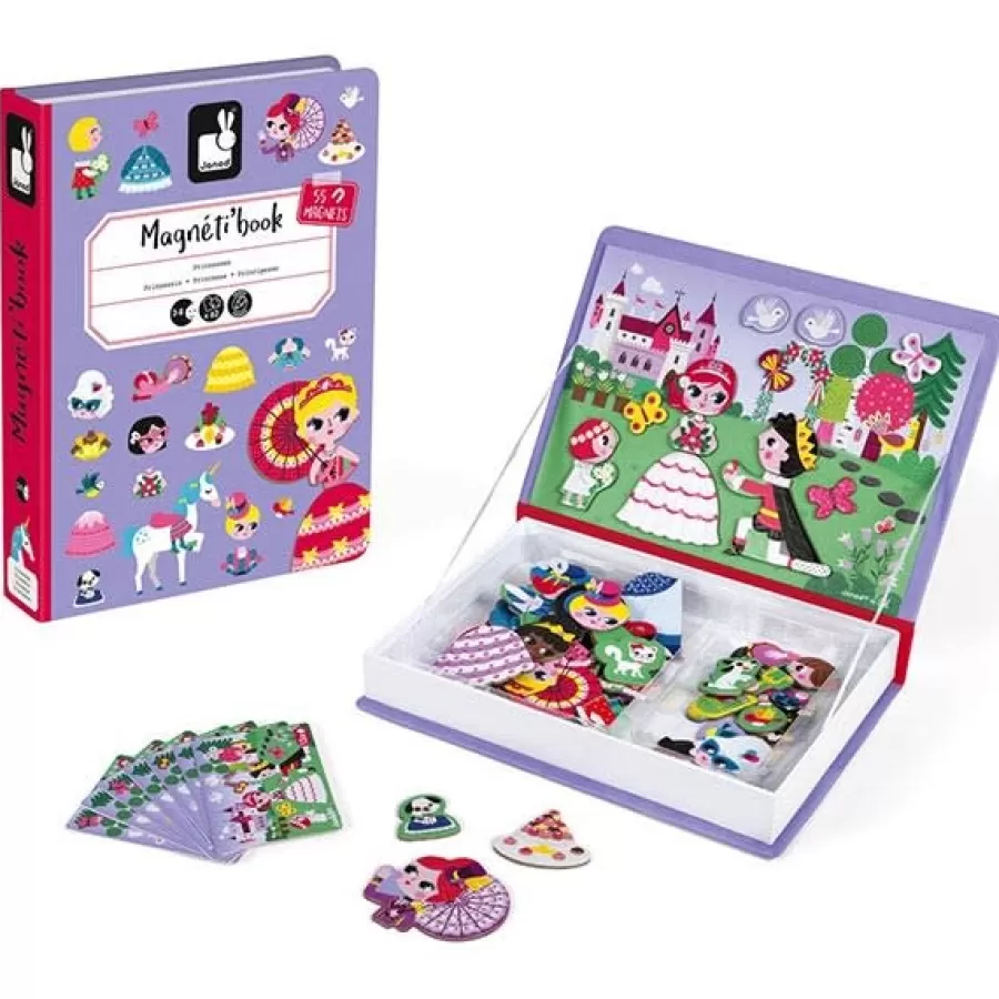 Sale Janod - Magneetboek Prinsessen - 62St 3-8Jr Legpuzzels