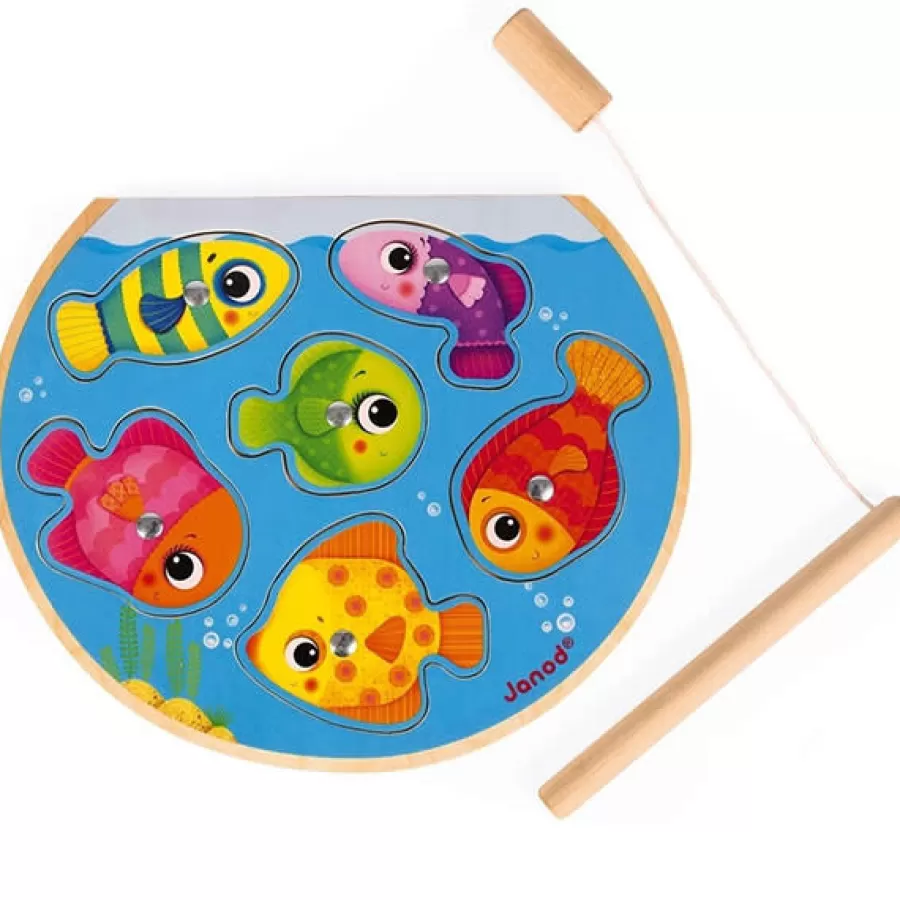 Cheap Janod - Puzzel - Magnetisch Visspel - Speedy Fish Legpuzzels