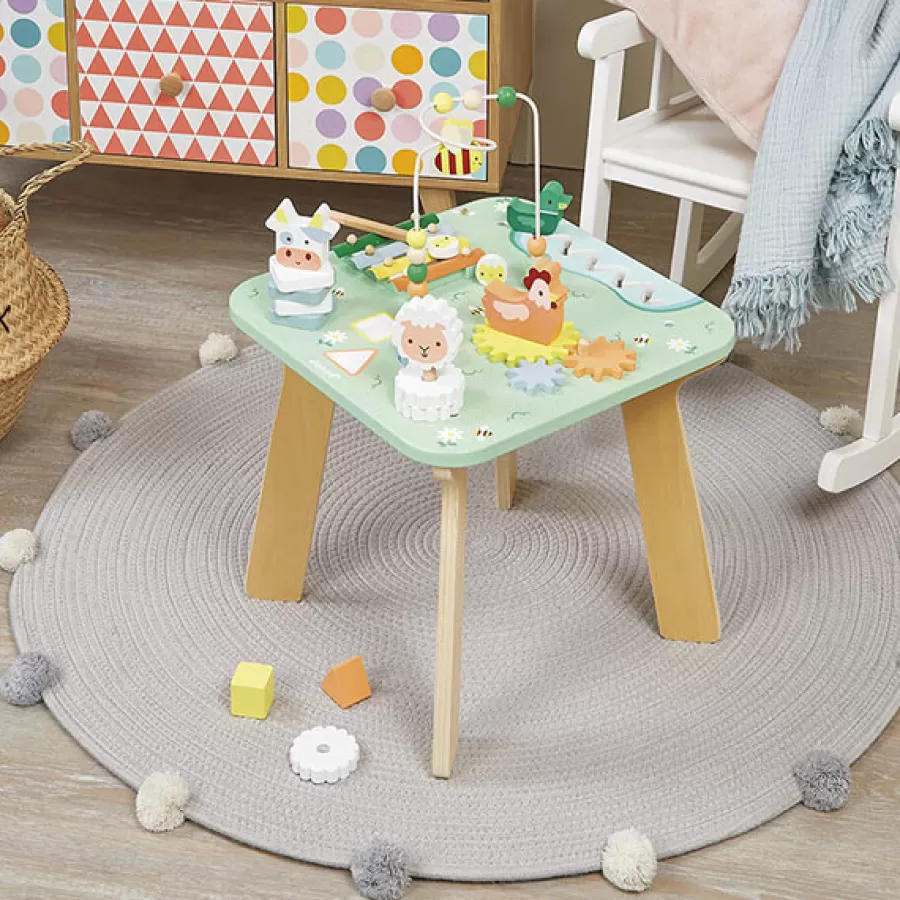 Cheap Janod Activiteitentafel Pretty Meadow +1Jr Houten Speelgoed