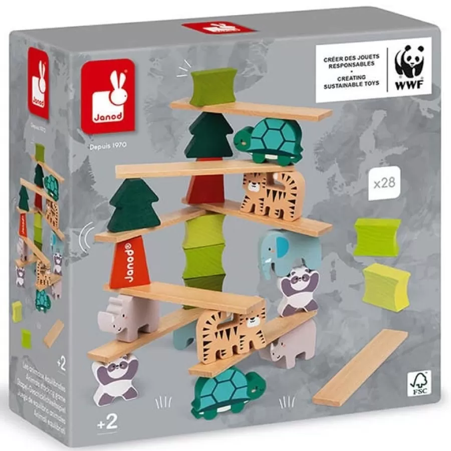 Clearance Janod Dieren Balansspel Wwf® Houten Speelgoed