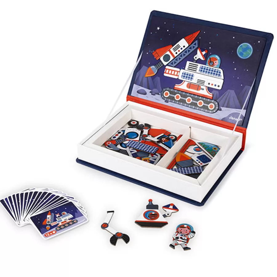 Fashion Janod Magneetboek Cosmos 70St 3-8Jr Legpuzzels