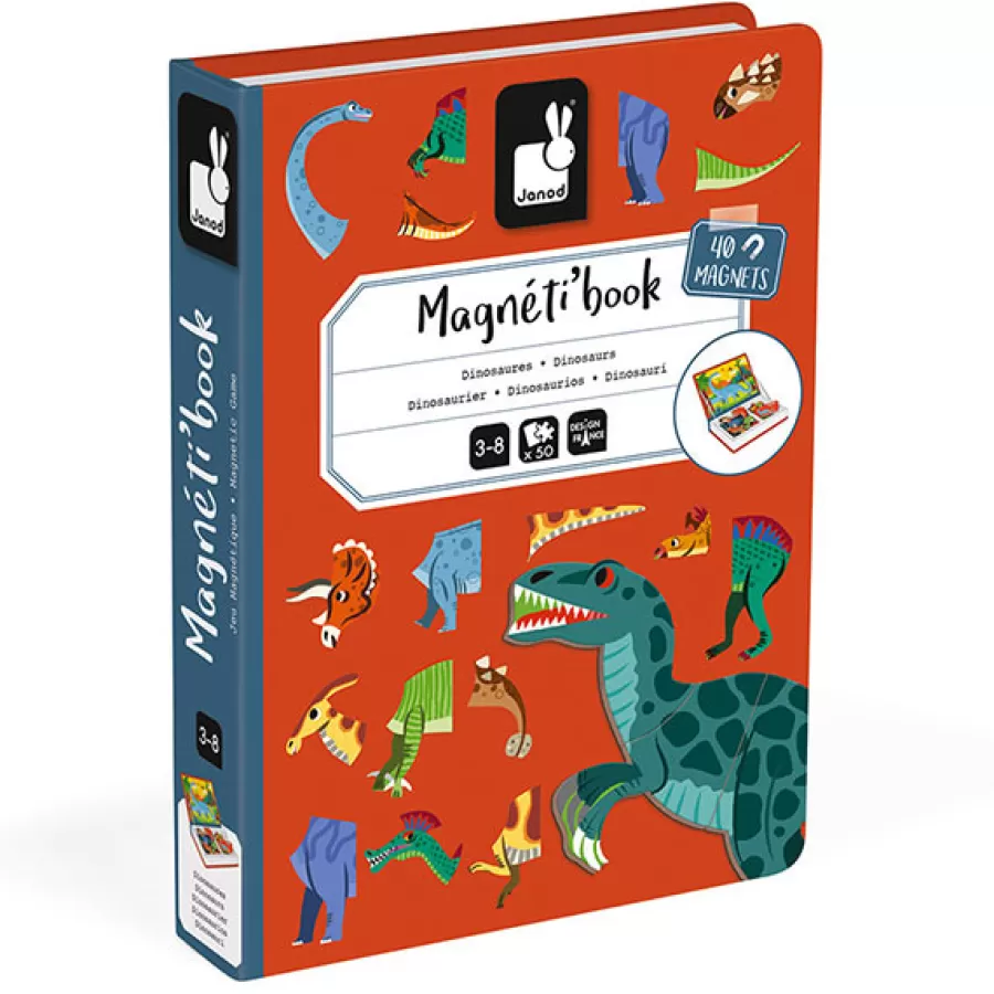 Cheap Janod Magneetboek Dinosaurussen 50St 3-8Jr Legpuzzels