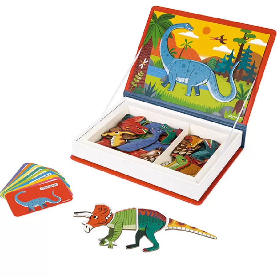 Cheap Janod Magneetboek Dinosaurussen 50St 3-8Jr Legpuzzels