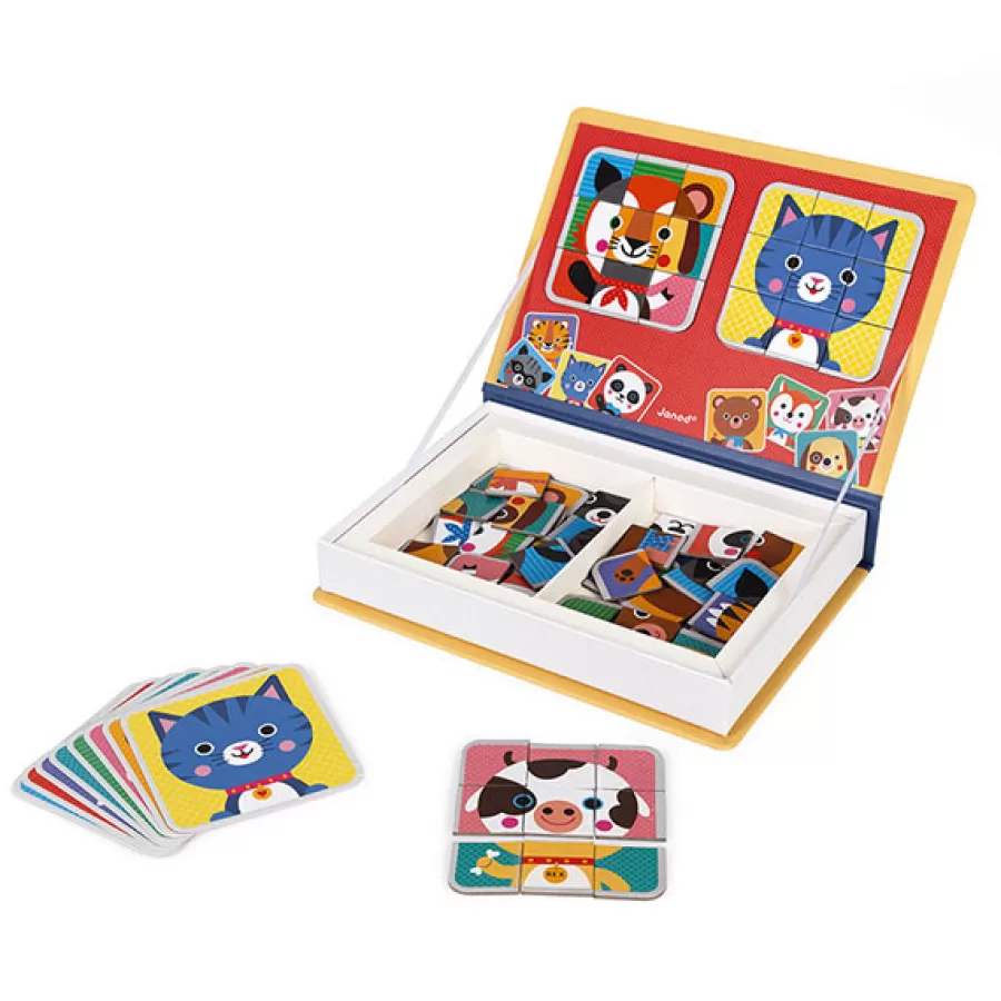 Shop Janod Magneetboek Mix & Match 80St 3-8Jr Legpuzzels