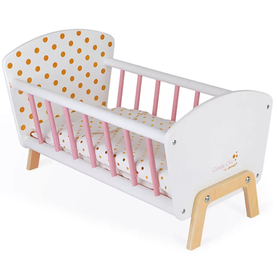 Clearance Janod Poppenbed Candy Chic Poppenmeubels