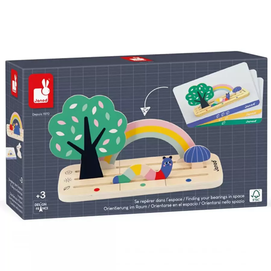 Discount Janod Sorteerspel Vind Je Plaats In De Tuin +3Jr Bordspellen