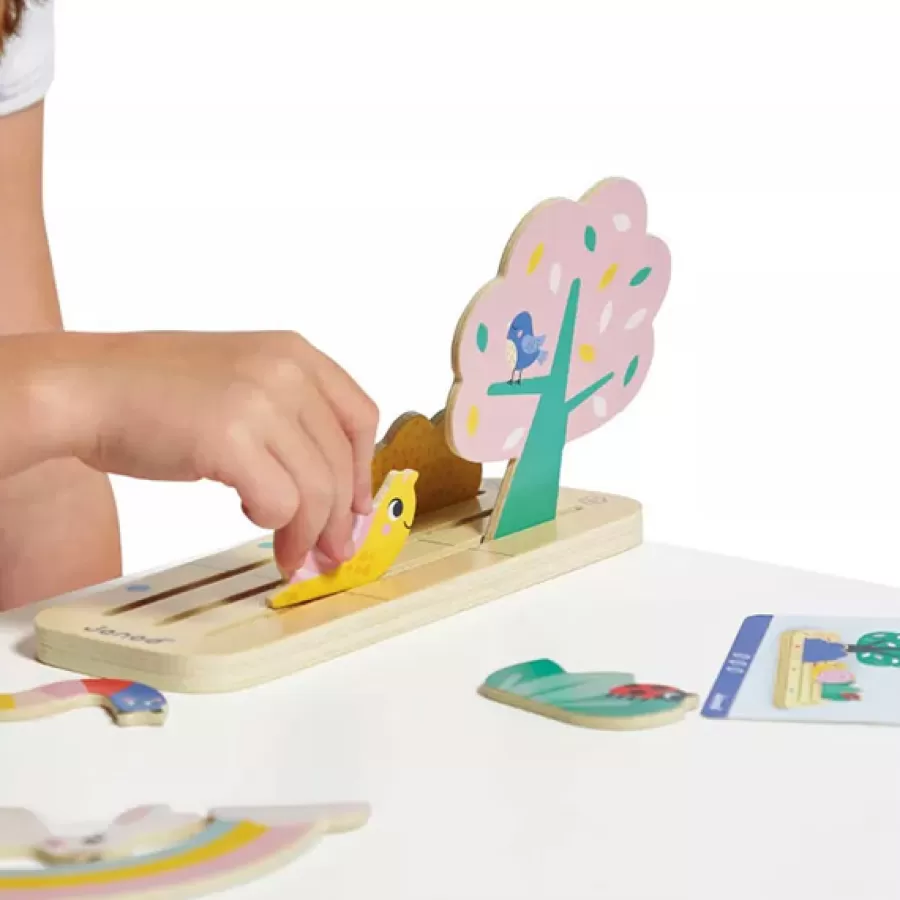 Discount Janod Sorteerspel Vind Je Plaats In De Tuin +3Jr Bordspellen